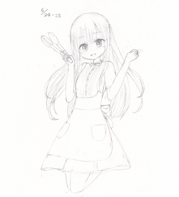 髪型 可愛い女の子イラスト書き方 Htfyl